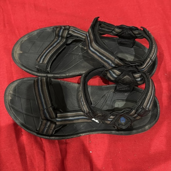 Teva Black and Brown Men's Sandals - Picture 3 of 5